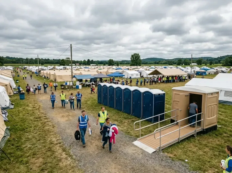 disaster-relief-camp-restrooms-010 — frequently asked questions, Dumpster & Portable Bathrooms Rental in Becker, MN